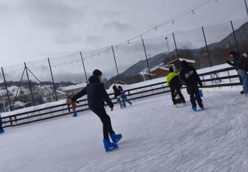 Zajęcia na lodowisku