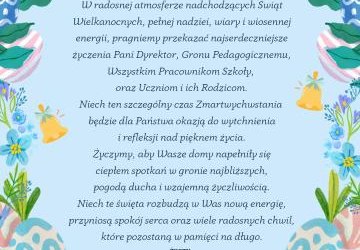 Życzenia świąteczne od Rady Rodziców